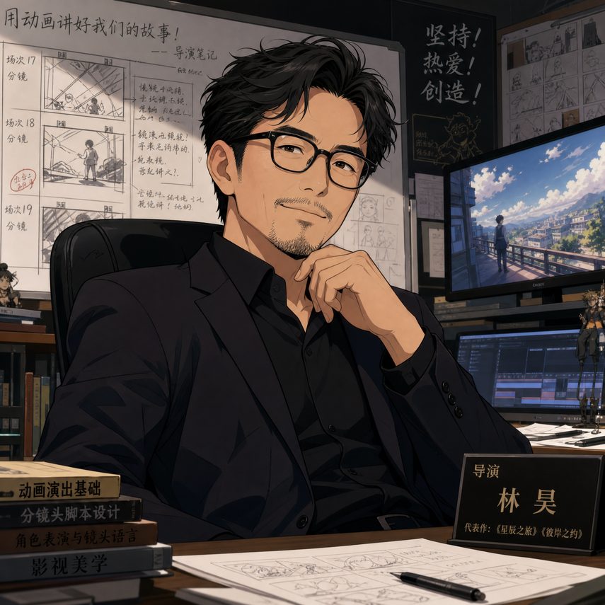 推特首席动漫导演林昊